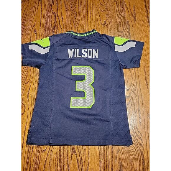 Nike Seattle Seahawks Russell Wilson NFL Football Jersey Youth Size Small Boys - Picture 1 of 9